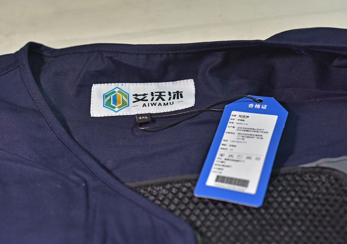 Regular Length Summer Outdoor Casting Workshop Cooling Vest with Ice Water Circulation